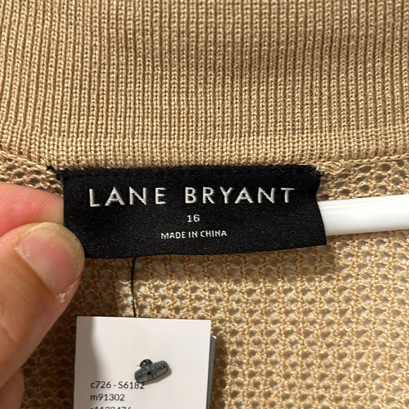 Lane Bryant Tie Front Sweater NWT size 16 - Picture 2 of 6